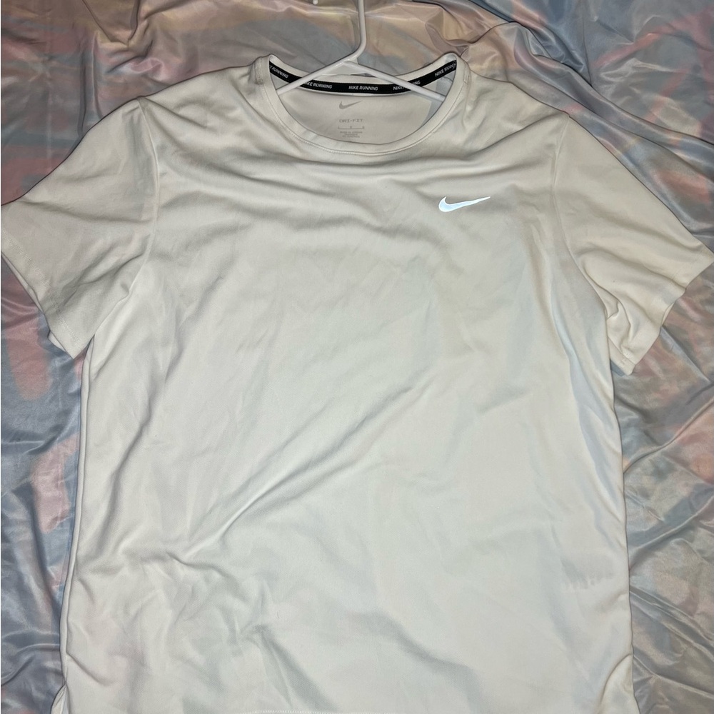 Nike White Dri-FIT T-Shirt
